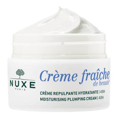 Nuxe Cr�me Fra”che: 48-Hour Hydrating Facial Moisturizer for Normal Skin | Botanical Plumping Cream with Sweet Almond Oil & Shea Butter