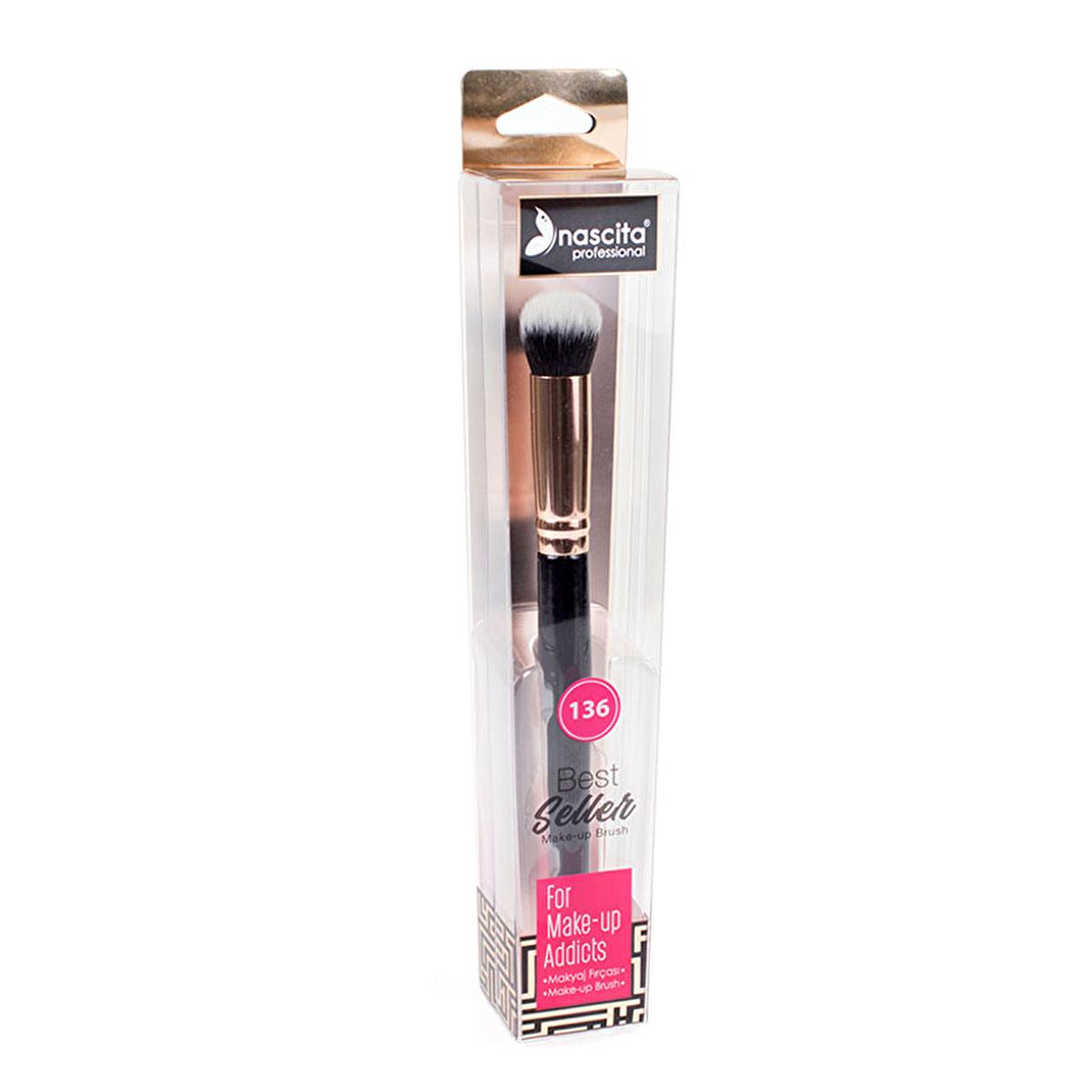Nascita Professional Concealer Brush - Round Concealer Brush for Flawless Makeup Application