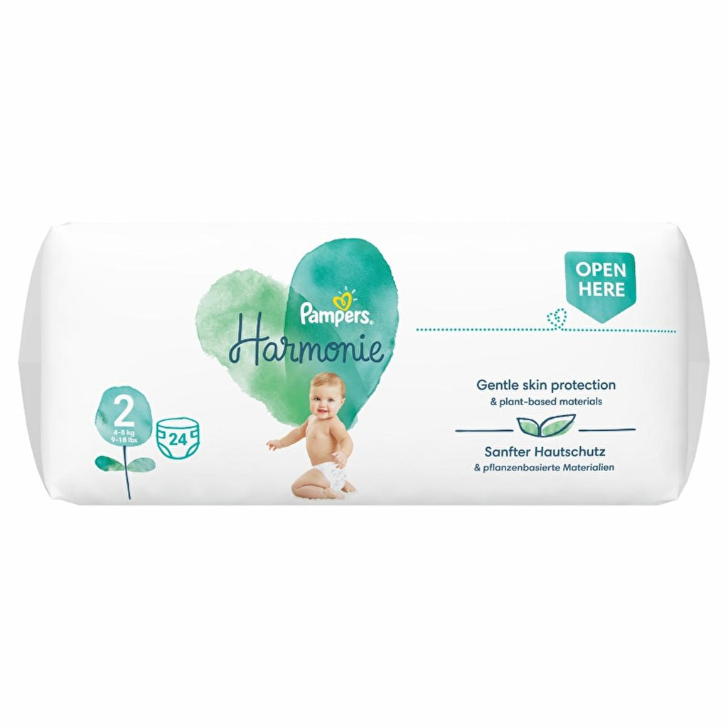 Prima Pampers Harmonie Baby Diapers Size 3, 22 Count - Gentle, Hypoallergenic Diapers for Sensitive Skin