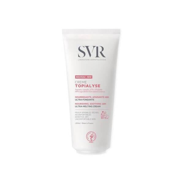 SVR Creme Topialyse Moisturizing Body Cream - Natural Skincare for Sensitive Skin, Family-Friendly