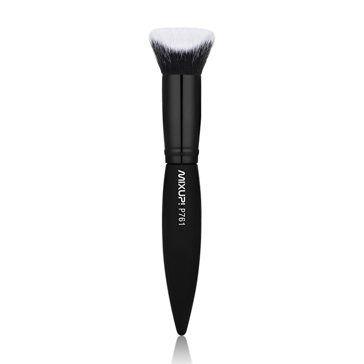 Mixup Professional 3D Kabuki Makeup Brush - Vegan, Cruelty-Free Foundation Brush for Liquid, Cream, and Powder Products