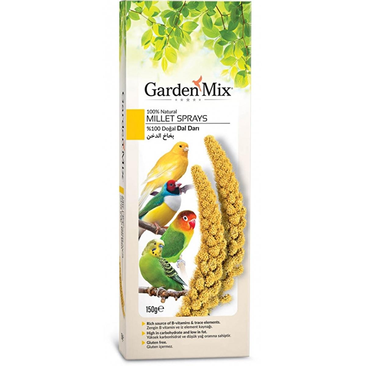 Pet's Family Natural Bird Feed - Gluten-Free Yellow Spray Millet for Parrots, Finches, and Pet Birds