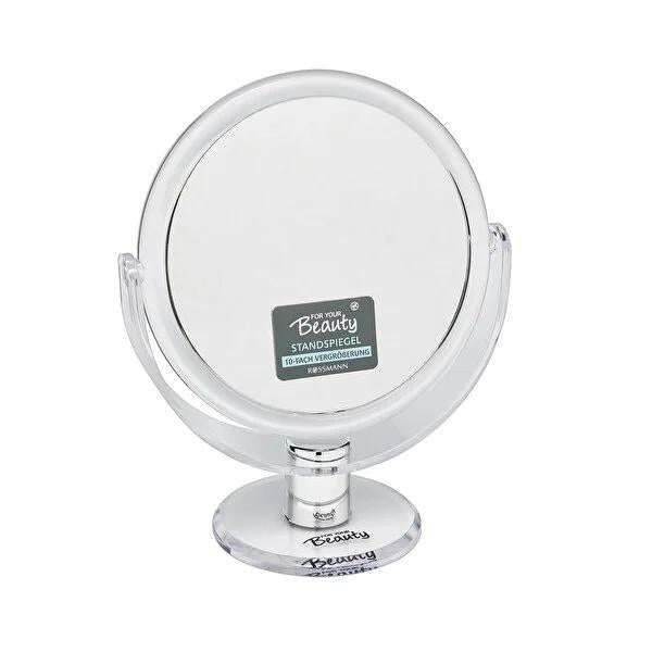 For Your Beauty 10x Magnifying Makeup Mirror with Adjustable Angle & Stand