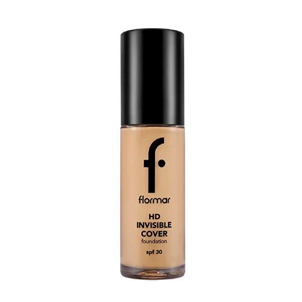 Flormar Invisible Cover HD Foundation - Medium Coverage, SPF30, Natural Finish & Long-Lasting Makeup by Flormar