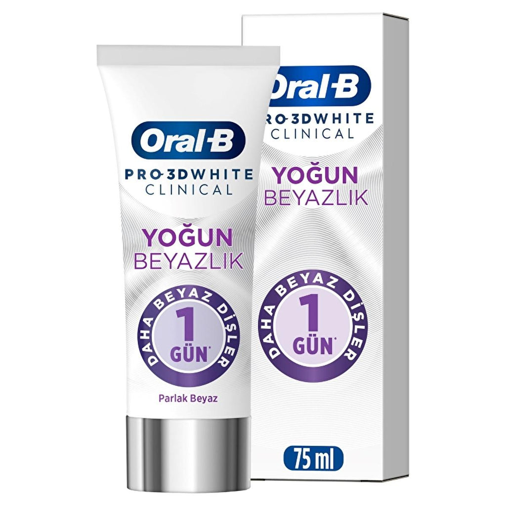 Oral-B Pro 3D White Clinical Intensive Whitening Toothpaste for Sensitive Teeth - 75ml