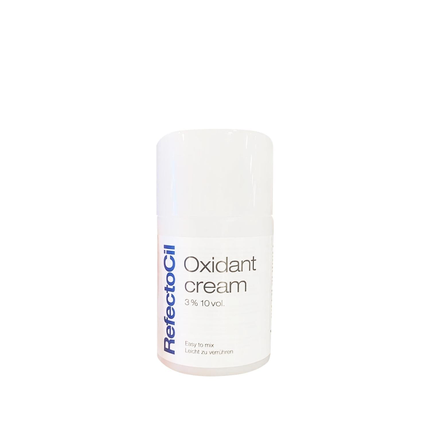 RefectoCil Hair Oxidant Cream 10 Volume Developer for Hair Dye and Bleach - Gentle, Easy to Mix, 3.38 fl oz