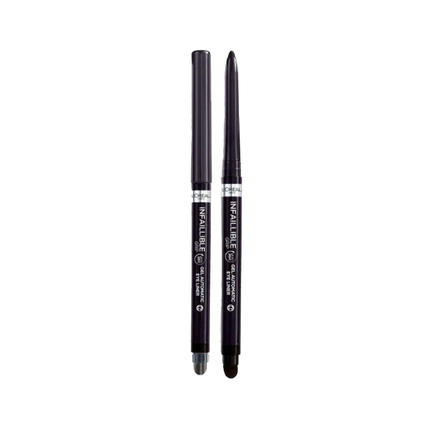 Loreal Paris Infaillible Automatic Eyeliner - Long Lasting Matte Black Finish for Precise Eye Lining