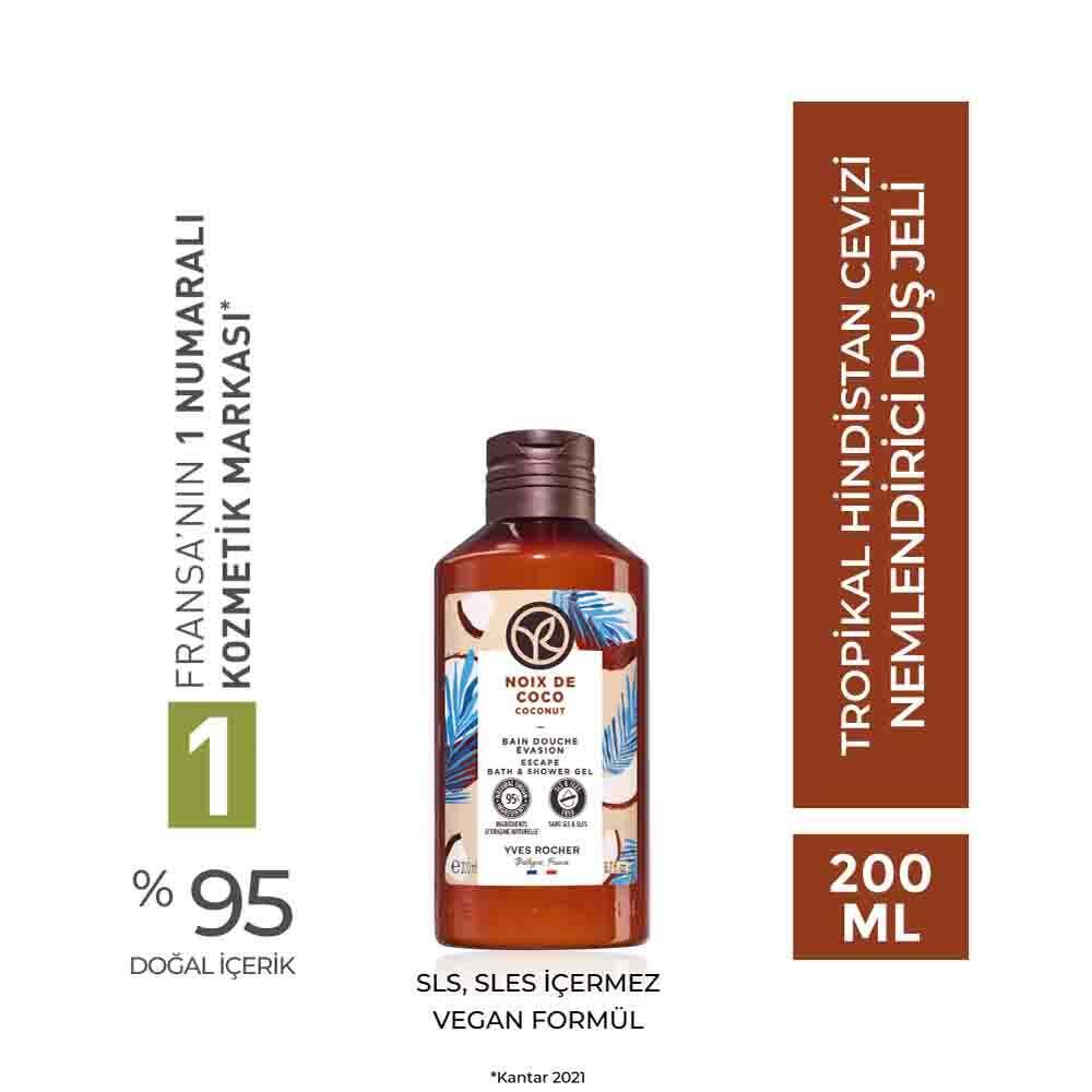 The Body Shop Coconut Shower Gel - Moisturizing, Tropical Scent, Gentle Skin Cleanser for Sensitive Skin