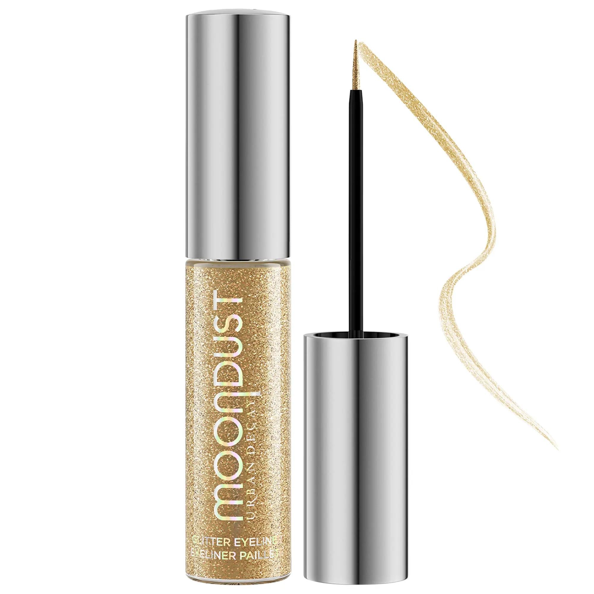 Moondust Liquid Glitter Eyeliner: High-Impact Shimmer, Vegan & Cruelty-Free Sparkle Eyeliner - Precise, Water-Based Brightening Formula