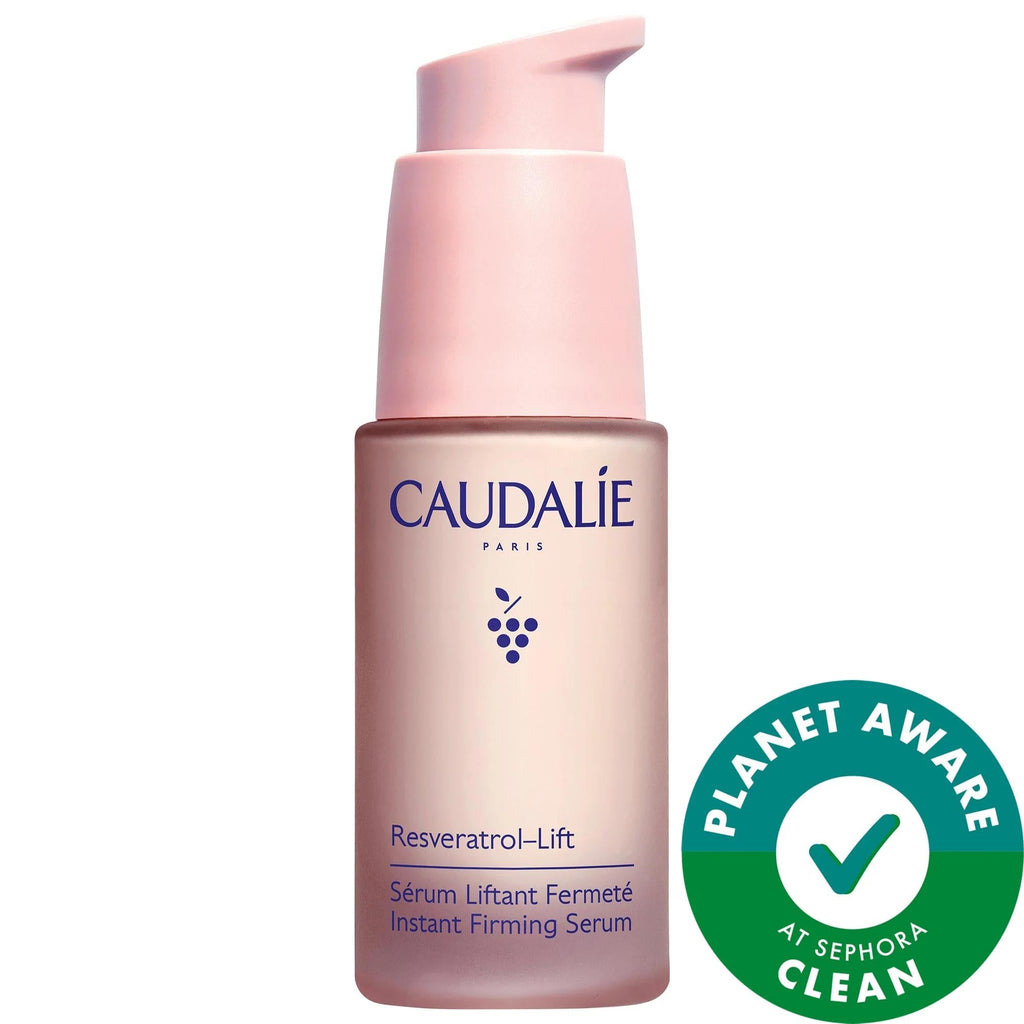 Caudalie Resveratrol Lift Instant Firming Refillable Retinol Alternative Serum - Anti-Aging Face Serum for Fine Lines & Wrinkles, Vegan Skincare