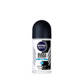 Nivea Men Black & White Invisible Fresh Roll-On Deodorant for Men - 50ml - Long Lasting Freshness