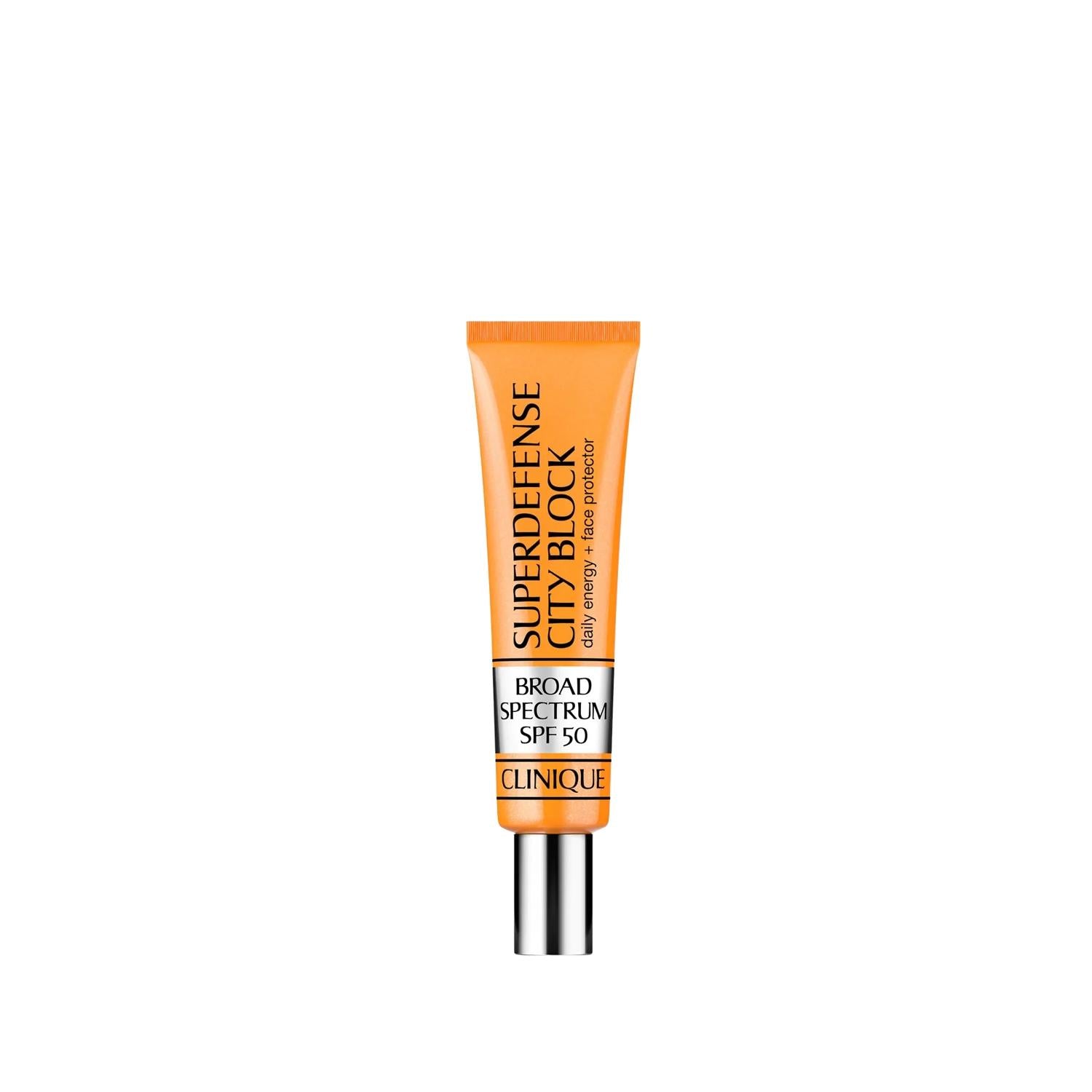 Clinique Superdefense City Block SPF50 Sunscreen Cream - Broad Spectrum Protection for Urban Skin
