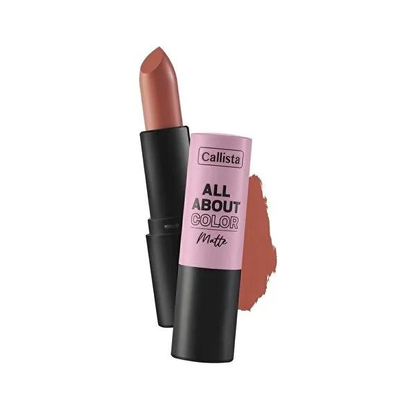 Callista Our Juliet Nude Matte Lipstick - Moisturizing, Long-Lasting, Natural Finish