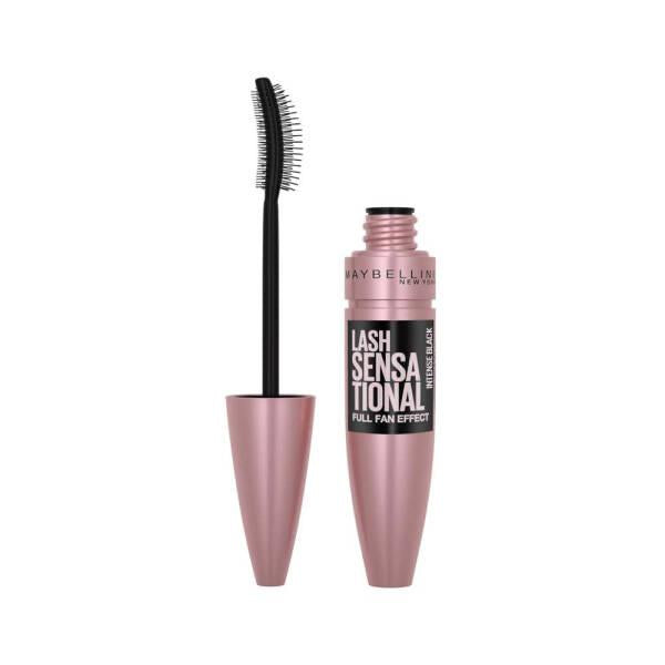 Maybelline Lash Sensational Full Fan Effect Mascara - Intense Black, Volumizing & Waterproof Formula