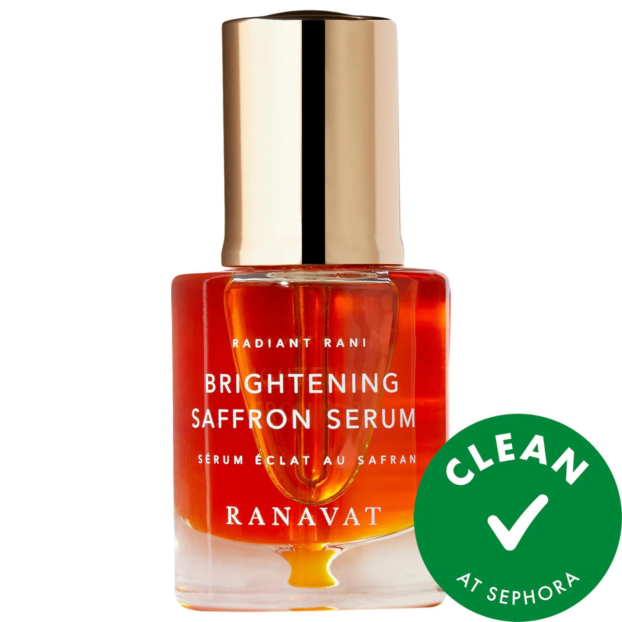 Radiant Rani Saffron Brightening Dark Spot Treatment Serum - Vegan, Anti-Aging, Hyperpigmentation Solution
