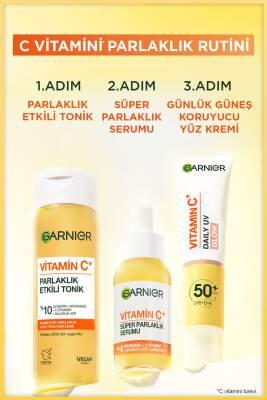 Garnier Vitamin C Brightening Toner - Achieve Glowing, Even Skin Tone - Refreshing Facial Treatment, All Skin Types - 120ml