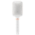 Smooth Paddle Brush: Achieve Sleek, Straight Hair with Frizz Control & Enhanced Shine - Heat Resistant Nylon Bristles for Professional Blowouts