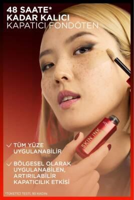 L'Oreal Paris Skin Ink High Coverage Liquid Foundation - Natural Finish, Long Lasting, Even Skin Tone, Flawless Makeup
