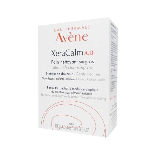 Avene XeraCalm A.D Ultra Rich Cleansing Bar: Soothe Dry, Sensitive Skin - Soap & Fragrance Free Relief for Eczema & Irritation