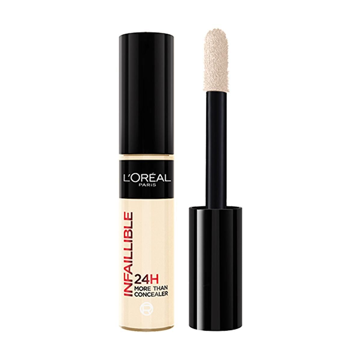 Loreal Paris Infaillible 24H Long-Lasting High Coverage Concealer for Full Face - Waterproof & Hydrating