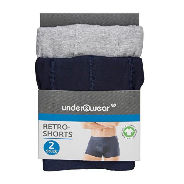 Calvin Klein Men's Underwear Boxer - Comfortable, GOTS Certified Cotton, Elastic Waistband - 2 Pack