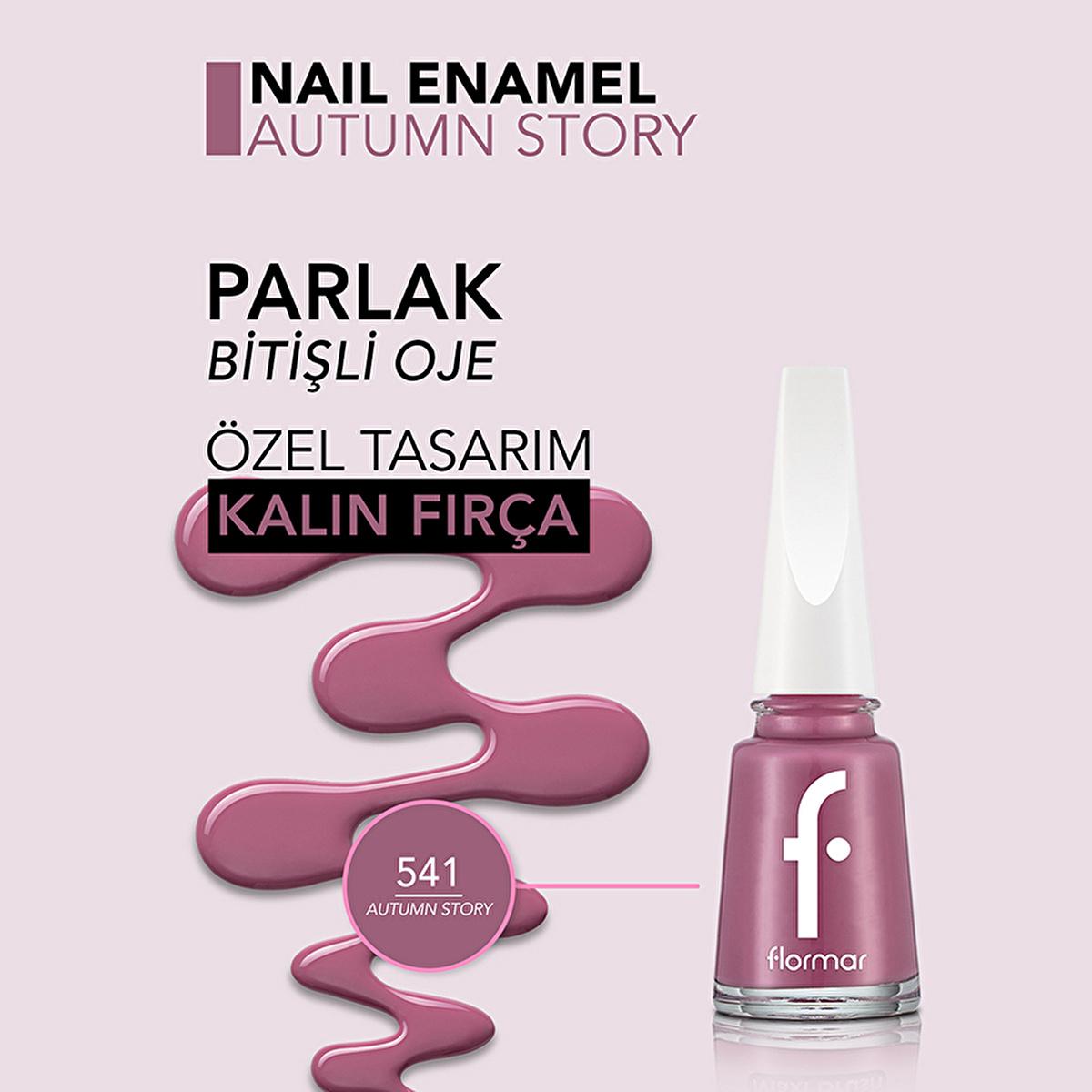Flormar Long Lasting Nail Enamel - Nourishing & Vibrant Nail Color