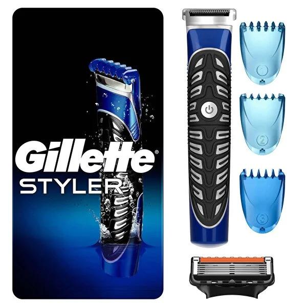 Gillette Fusion: 3-in-1 Manual Razor for Men - Trim, Shave & Style Beard with Precision Edger & Waterproof Design