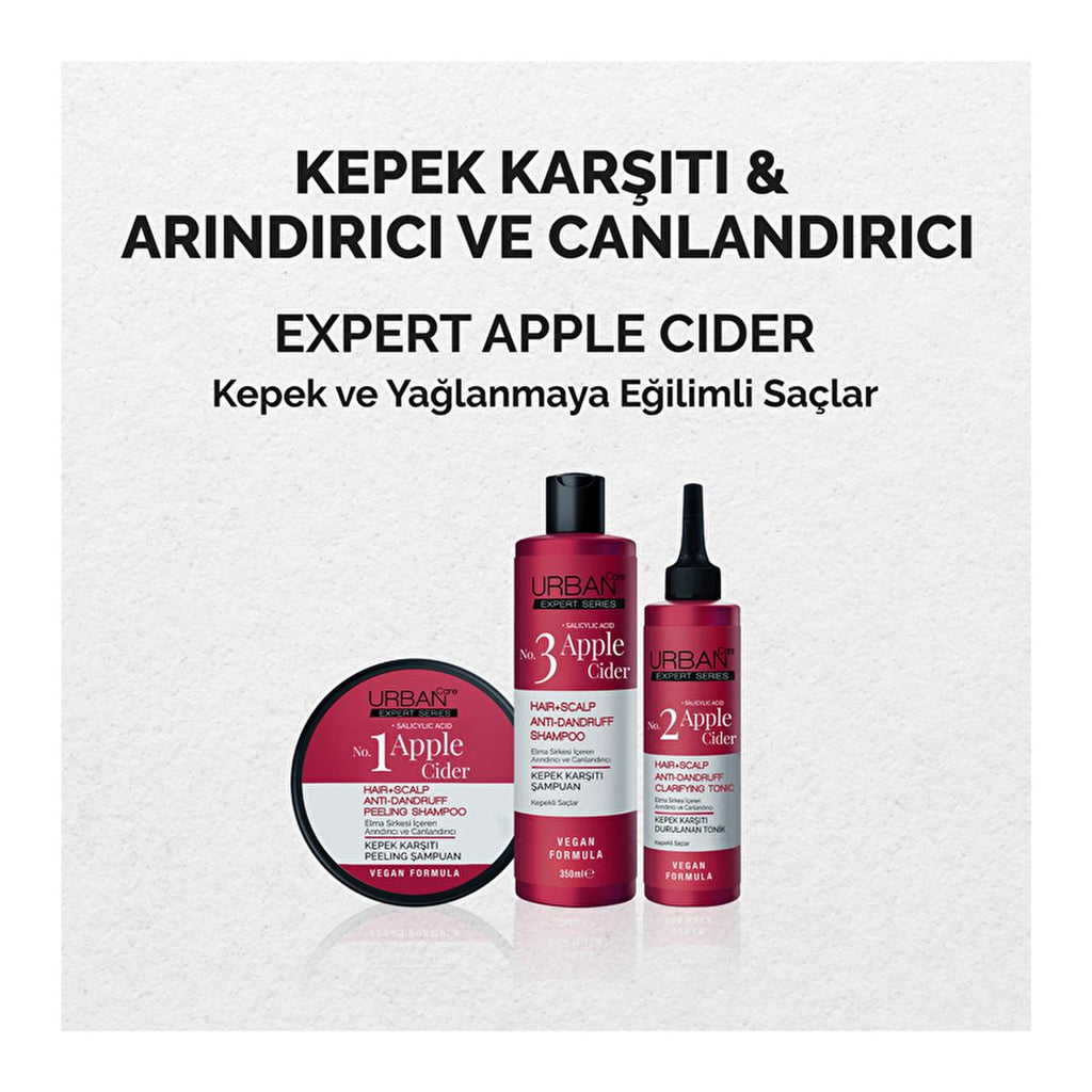 Urban Care Apple Cider Vinegar Anti-Dandruff Shampoo: Exfoliating Scalp Treatment for Itchy Scalp Relief & Sebum Control | Natural Hair Care
