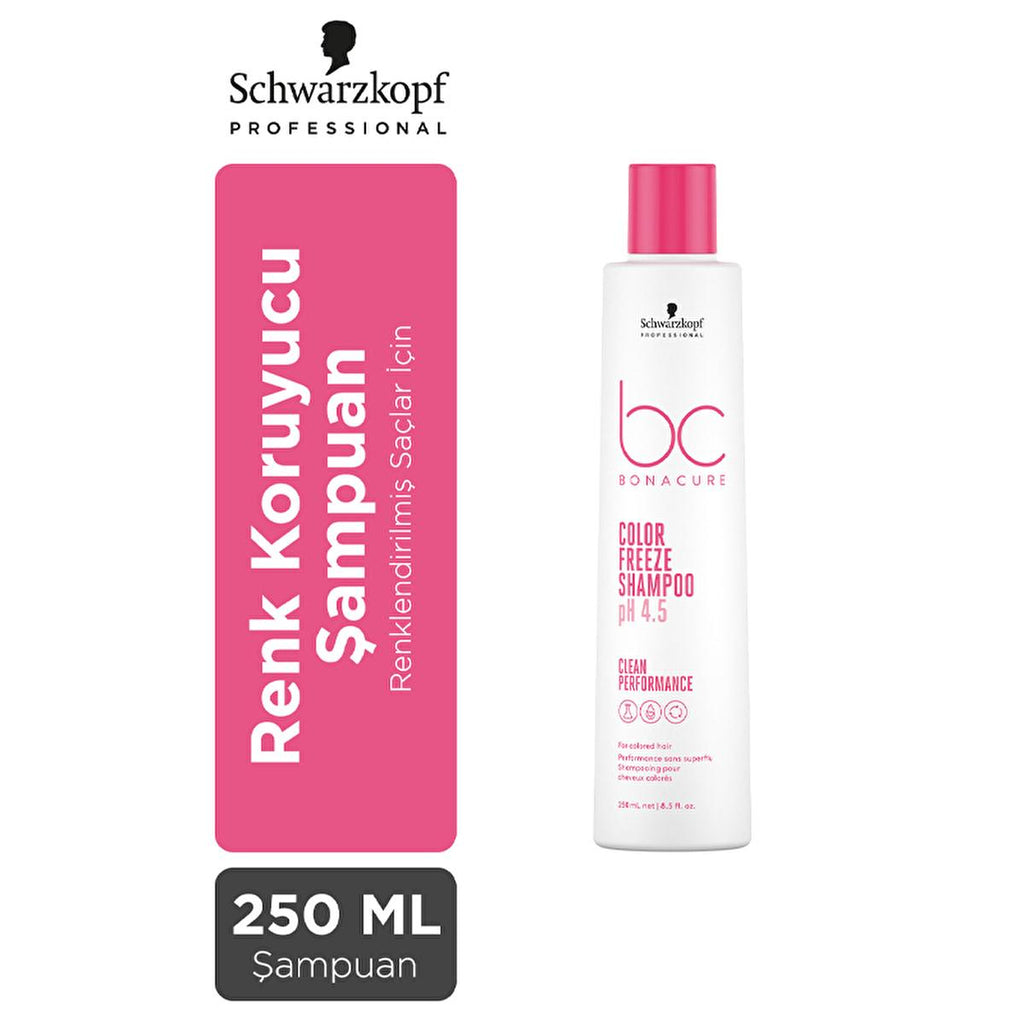Bonacure Color Freeze Shampoo: Sulfate-Free, Vegan Shampoo for Color Treated Hair - Protects Color & Maintains pH Balance