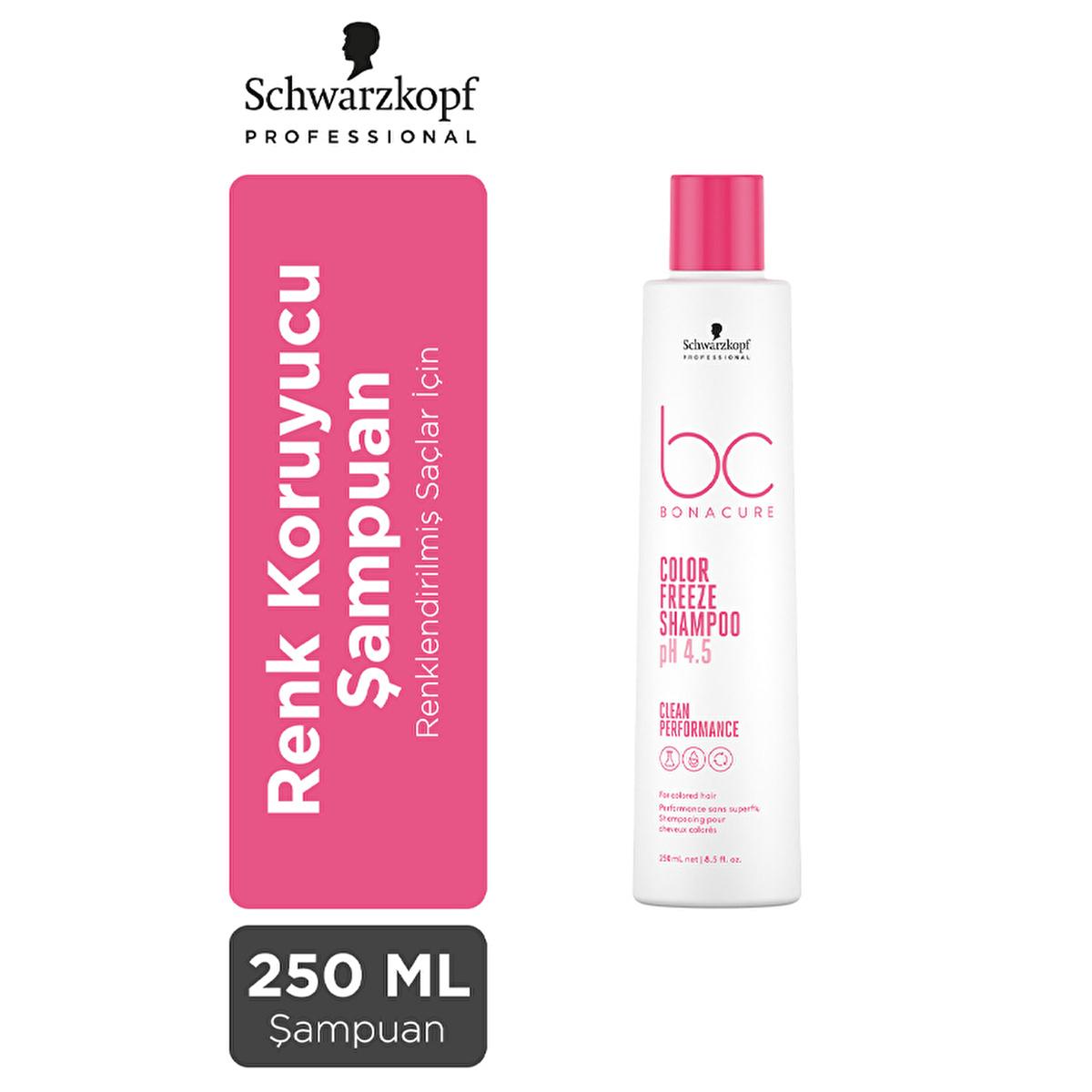 Bonacure Color Freeze Shampoo: Sulfate-Free, Vegan Shampoo for Color Treated Hair - Protects Color & Maintains pH Balance