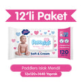 Paddlers Baby Wet Wipes - Soft, Gentle, and Convenient Hygiene for Infants - 120 Packs of 12