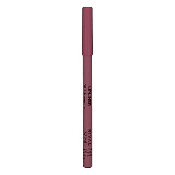 Rival Loves Me Lip Liner No:08 5th Avenue - Precise Lip Makeup Tool for Women