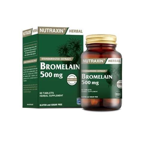Nutraxin Bromelain 500 mg - Digestive Health Supplement | 60 Tablets