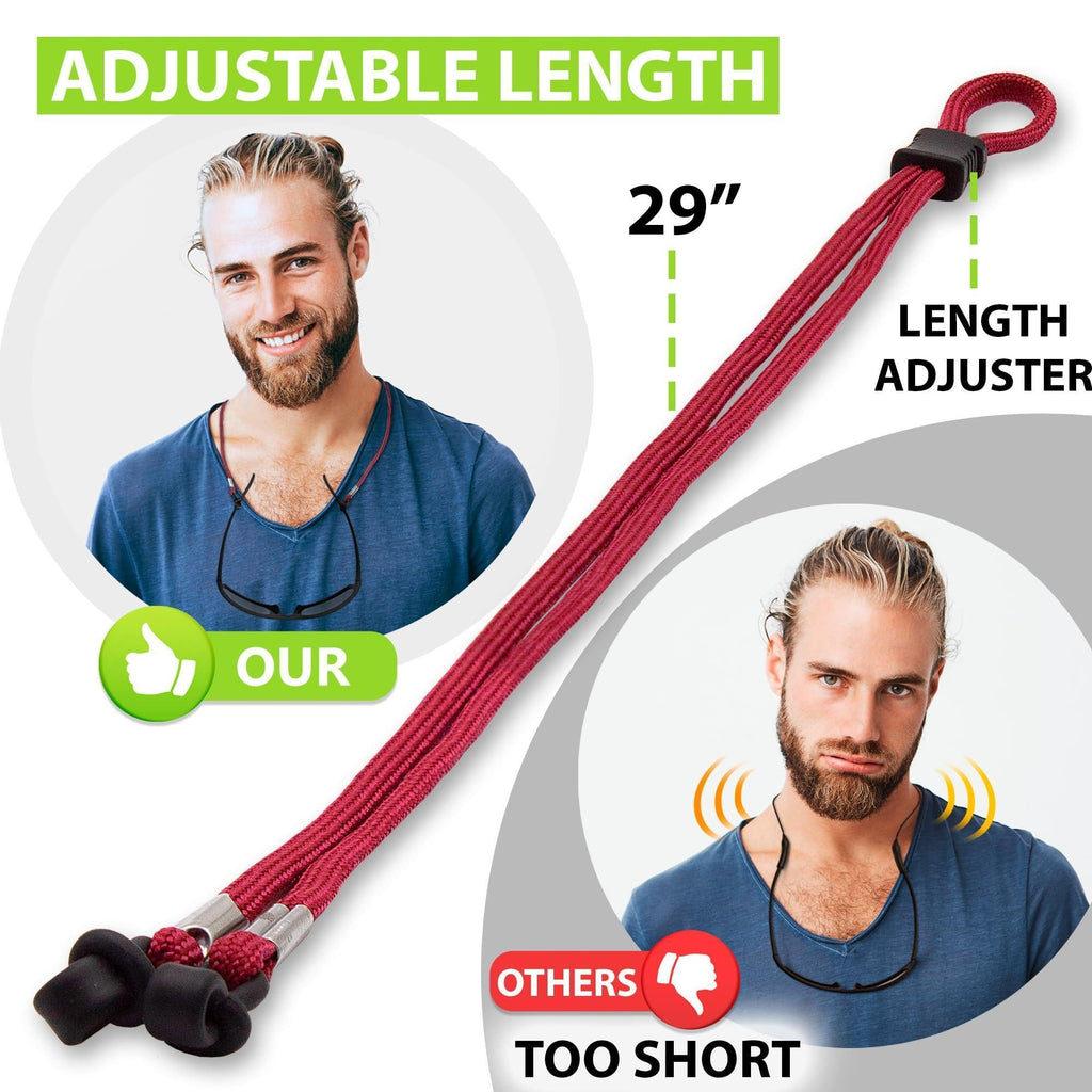 Eyeglasses String Holder Strap Cord Glasses Chain 5 Pcs for Men Women Lanyard