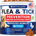 Flea and Tick Prevention for Dogs Chewables   Natural Flea Treatment