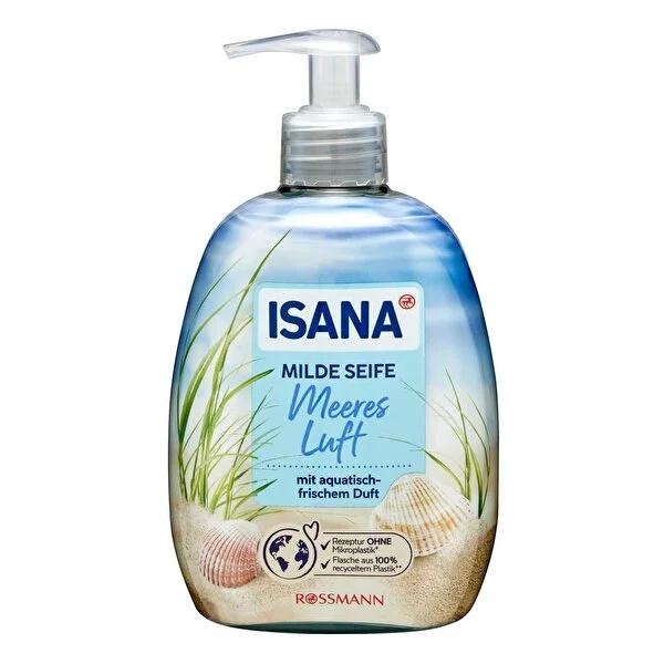 Isana Liquid Hand Soap: Gentle Cleansing with Refreshing Sea Breeze - Vegan, Skin-Friendly & Dermatologically Tested for Sensitive Skin