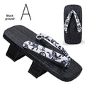 5.5cm-heeled Solid-wood Mens Flip-flops