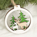 Creative Christmas Wooden Pendant