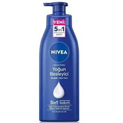 Nivea Intensive Moisturizing Body Lotion: Deep Hydration for Dry, Cracked Skin - 48hr Moisture, Paraben-Free, Non-Greasy Formula