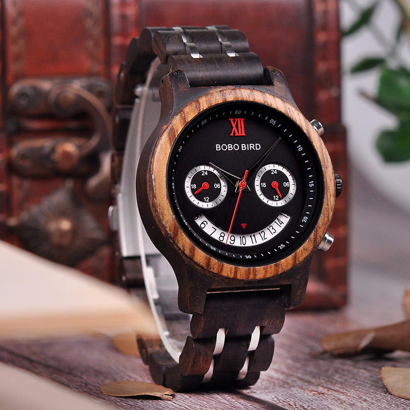 Wooden Classic Wooden Pointer-style Quartz Watch