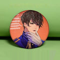 Anime Square Customized Iron Brooch Around