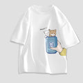 Mens Hong Kong Style Trendy Short Sleeve T Shirt For Summer