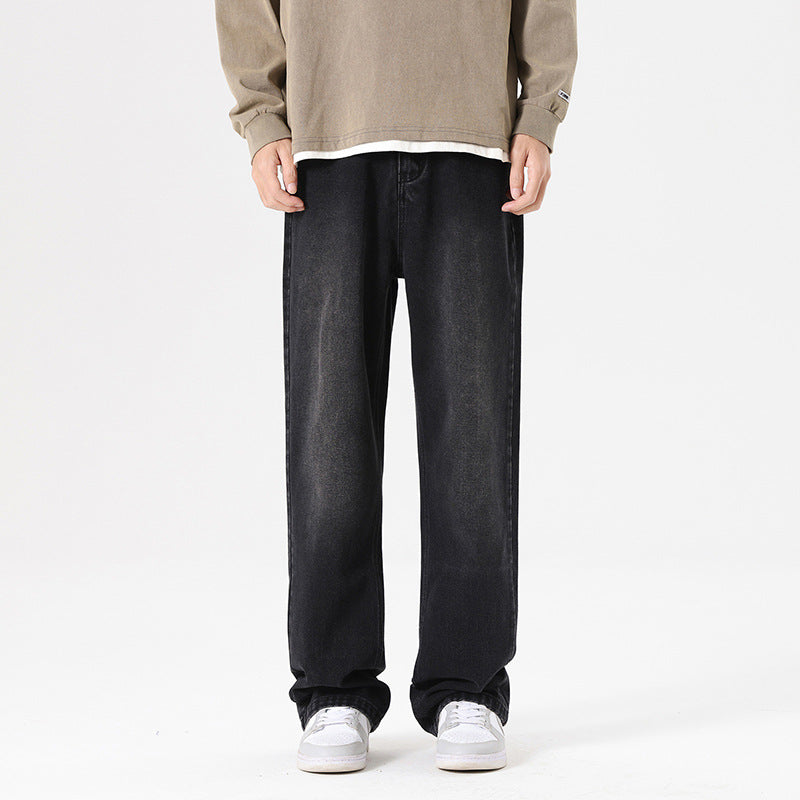 Mens Trendy Straight-leg Loose-fit Fashion Workwear