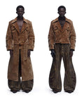 Detachable Corduroy Multi-style Jacket Trench Coat