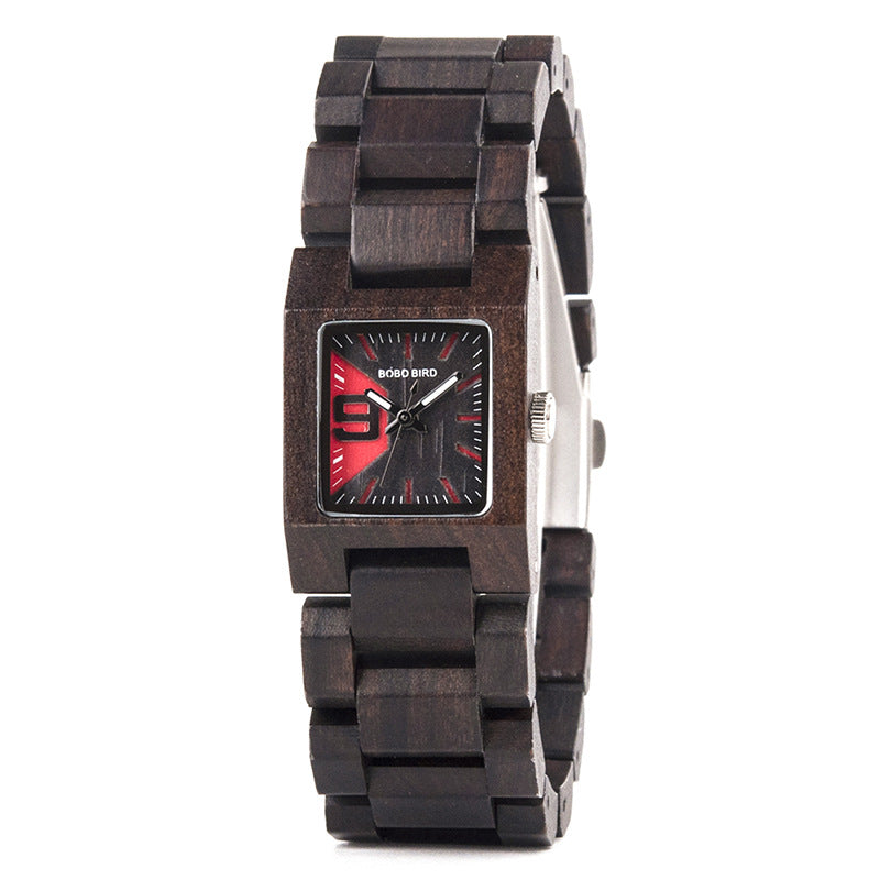 S02 Wooden Decoration Quartz Watch