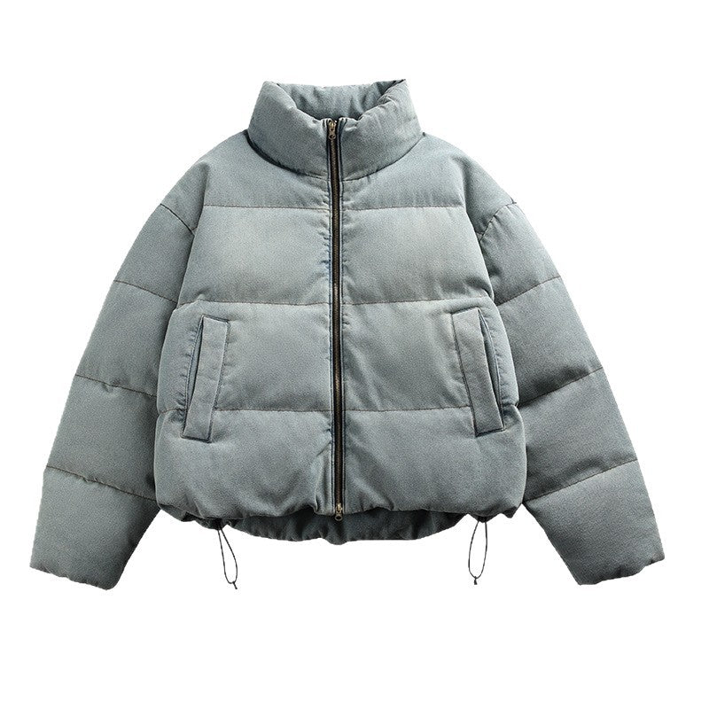 Mens Loose-Fit Padded Down Jacket Outerwear