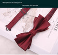 Mens Polyester Wedding Bow Tie