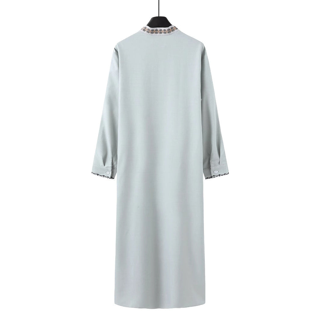 Muslim Men's Clothing Loose Lapel Fashion Robe