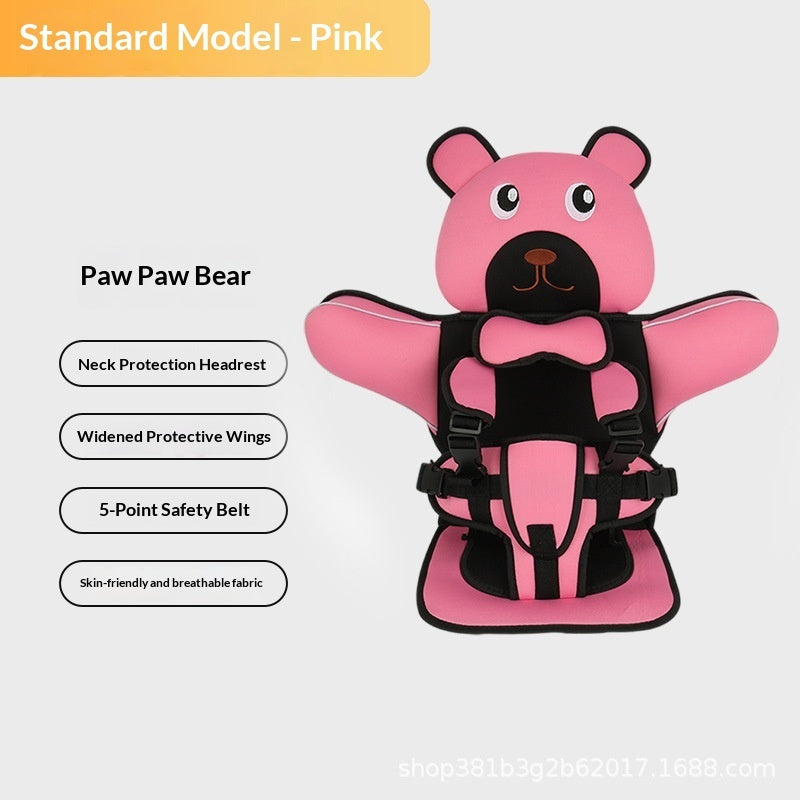Infant Safe Seat Mat Portable Baby Safety Seat Children's Chairs Updated Version Thickening Sponge Kids Car Stroller Seats Pad