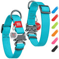 Waterproof Glow Dog Collar Adjustable Medium Dogs 10–16 in Neck